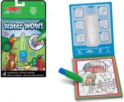 Magické maľovanie vodou zvieratká omaľovánky s vodným štetcom