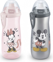NUK FC športová fľaša Mickey Mouse 450 ml šedá