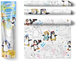 Kresliace obrusy 3 ks - Veselí tučniaky