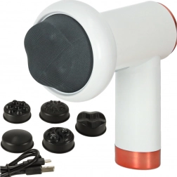 Bezdrôtová masážna pištoľ 5v1 proti celulitíde a na spevnenie tela