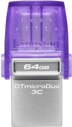 USB flash disk Kingston DataTraveler microDuo 3C 64 GB USB‑A/USB‑C