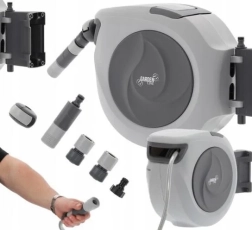 Nástenný navijak na záhradnú hadicu 30 m GARDEN LINE s automatickým navíjaním