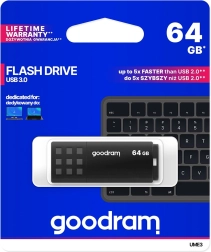 usb flash disk goodram ume3 64 gb usb 3.0 čierny