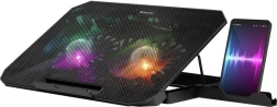 Chladiaca podložka pod notebook NS-510 s RGB podsvietením, 15,6″