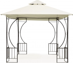 Záhradný altánok 3×3 m s bočnicami a moskytiérou MultiGarden