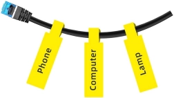 Termálne štítky Niimbot 12,5 × 74+35, 65 ks – žlté