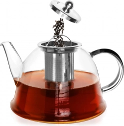 Sklenená kanvica na čaj s nerezovým sitkom 1,65 l