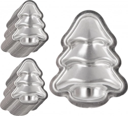 Sada formičiek na pečivo – vianočný stromček, 20 ks