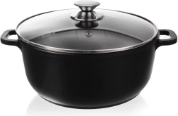 Granitový hrniec so sklenenou pokrievkou GRANDE 28 cm, 7 l