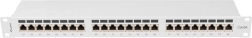 Patch panel 24 portov Cat 6A 1U šedý