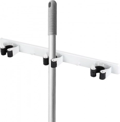 Nástenný držiak na mop, metlu a náradie – trojitý PROGARDEN