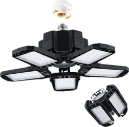 Skladacia stropná LED lampa E27, 50 W, 125 LED, 6500 K