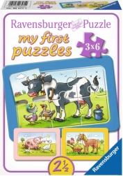 Puzzle 3x6 zvieratká RAVENSBURGER