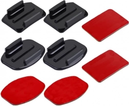 Sada samolepiacich držiakov Puluz pre akčné kamery (kompatibilné s INSTA360, DJI OSMO ACTION a GOPRO)