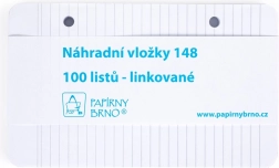 Náhradná náplň do KARIS A6, linajkovaná, 100 listov (90 × 148 mm)
