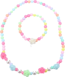 Módna sada šperkov s ružami