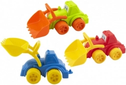 Plastový stavebný bager/nakladač pre deti