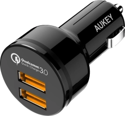 Ultrarýchla autonabíjačka 2×USB s QC 3.0, 36 W