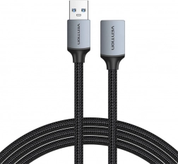 Kábel USB-A 3.0 A samec – samica Vention CBLHI 3 m čierny