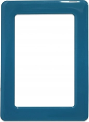 Magnetický samolepiaci rámček veľkosti 13,0 × 8,1 cm – tyrkysový