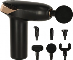 Pištoľová masážna pištoľ mini LED 6v1