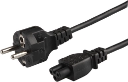 Napájací kábel koncovka trojlístok IEC C5 1,8 m – balenie 10 ks CL-81