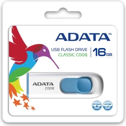 USB flash disk ADATA 16 GB USB 2.0 bielomodrý