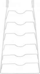 Kovový biely závesný držiak na pokrievky ORION