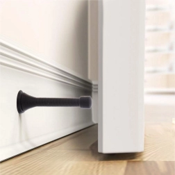 Nástenný doraz na dvere - čierny