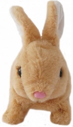 Béžový zajačik na batérie