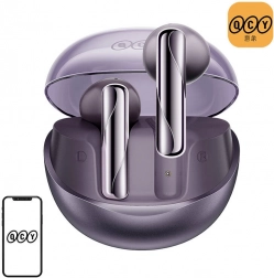 Bezdrôtové slúchadlá TWS QCY AilyBuds Clear T32 – Fialová