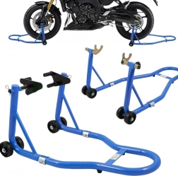 Sada motocyklových paddock stojanov predný a zadný 250 kg