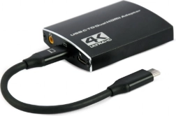Adaptér USB-C na 2x HDMI 4Kx2K zvuk