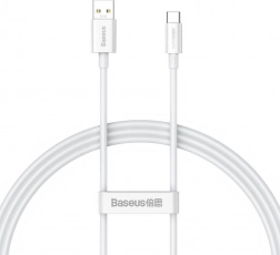 Kábel USB-C Baseus Superior 65W biely