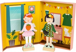 Magnetické puzzle Petit Collage - najlepšie kamarátky