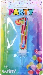 Párty sviečka číslo 1 čiarky