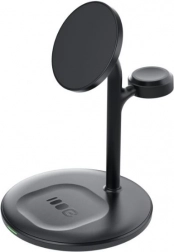 MagScape magnetická bezdrôtová 3v1 nabíjačka MagSafe čierna