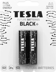 Alkalické batérie Tesla Black+ AA