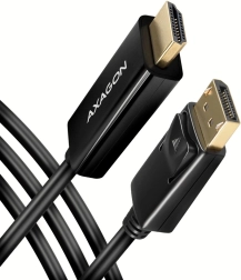 Aktívny adaptér DisplayPort na HDMI 4K/30Hz kábel 1,8m