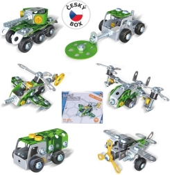 Malý mechanik – vojenská technika kovová stavebnica