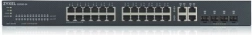Zyxel GS1920-24 v2 inteligentný spravovaný switch 24×Gb + 4×Gb, samostatný alebo NebulaFlex Cloud