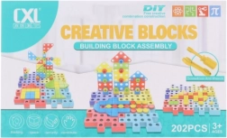 Skrutkovacia plastová stavebnica 202 dielikov