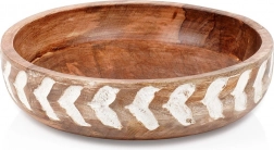 Drevená miska z mangového dreva 24 cm, 1,3 l