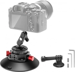 prísavný držiak s vákuovou pumpou 1/4" NEEWER pre športové kamery (DJI ACTION, GOPRO, INSTA360)