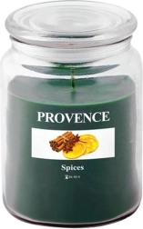 Vonná sviečka v skle PROVENCE korenie 95 hodín
