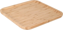 Drevený servírovací táck z bambusu 30 × 30 cm