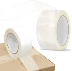 Priehľadná baliaca páska 48 mm × 100 m – silná a odolná