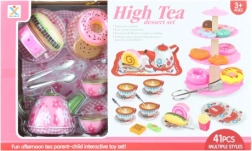 Čajový set s plechovým riadom