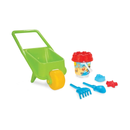 Fúrik s príslušenstvom do pieskoviska 5 kusov - zelený, Pilsan