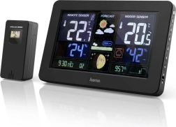 Digitálna meteorologická stanica s USB nabíjaním